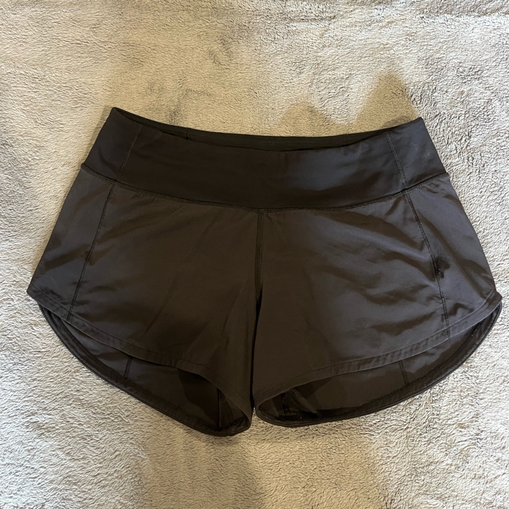 lululemon black Speed Up Shorts size 4
